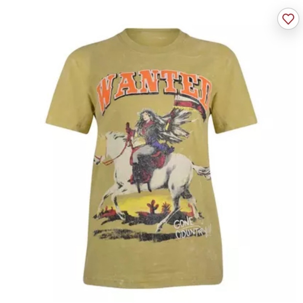 Reason unisex Wanted Country Tee - Khaki